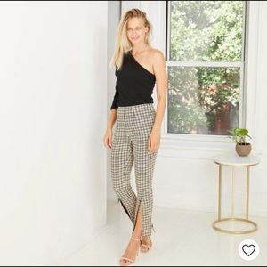 NWT Houndstooth Highwaisted Trousers